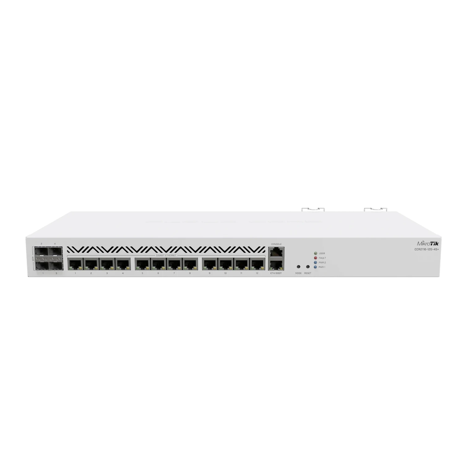 13 PUERTOS GIGABIT, 4 PUERTOS SFP+, CPU 16 NUCLEOS 2.0 GHZ, RAM 16 GB, LICENCIA LVL6, S.O ROUTEROS V7 RANURA M.2.