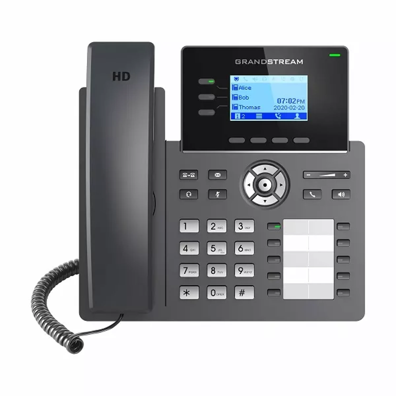 6 CUENTAS SIP / 10 TECLAS BLF / 10/100/1000 MBPS/ LCD 2,7"