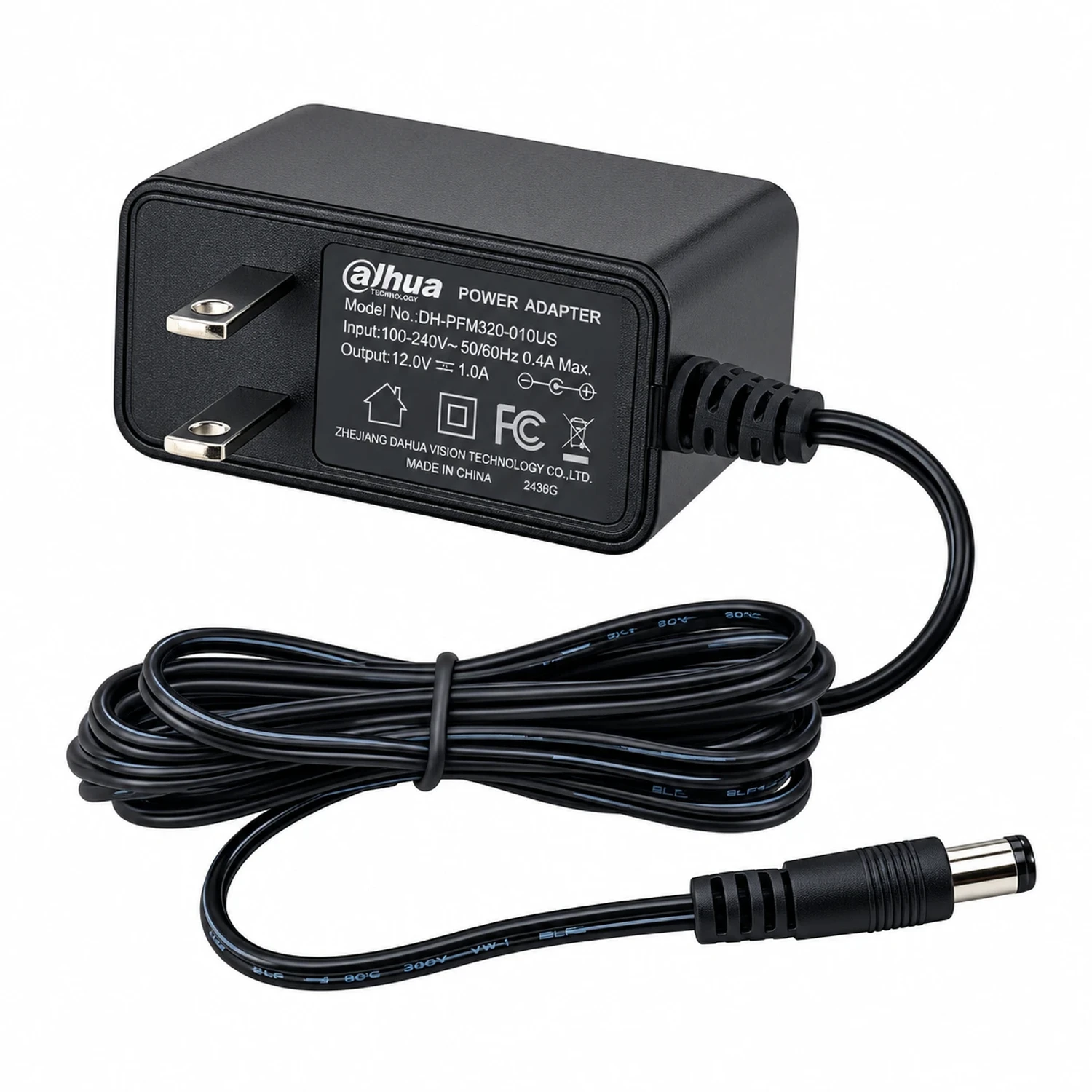 ADAPTADOR DE CORRIENTE 12 VDC 1 A (12 W), INPUT 100–240 VAC