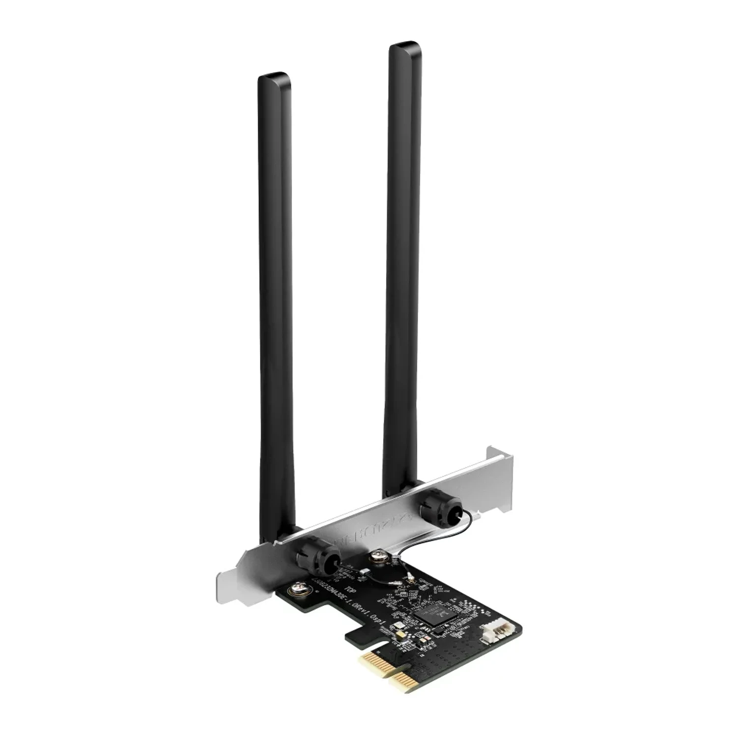 Adaptador PCIe MERCUSYS WiFi 5 AC1200 dual band (5GHz/2.4GHz), hasta 1200Mbps, 2 antenas, Bluetooth 5.0, MU-MIMO, WPA3.
