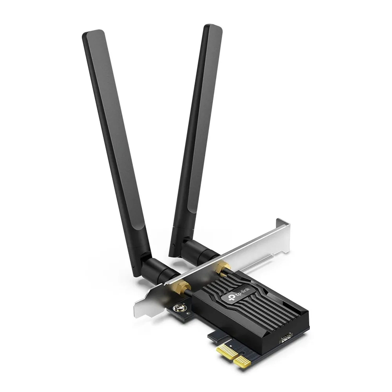 Adaptador PCIe TP-LINK WiFi 6 AX3000 dual band (5GHz/2.4GHz) + Bluetooth 5.2, hasta 3000Mbps, 2 antenas externas alta ganancia, MU-MIMO, OFDMA, WPA3.