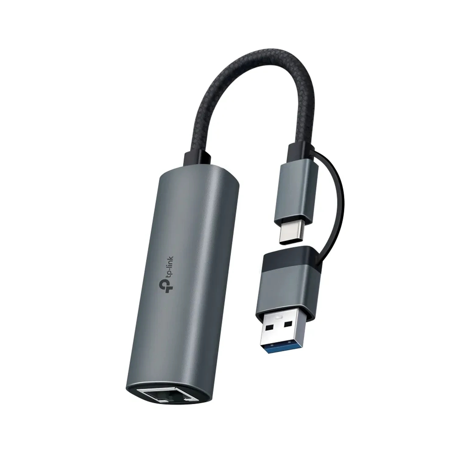 Adaptador USB-C TP-LINK a Ethernet Gigabit, interfaz USB-C / USB-A 5Gbps, hasta 1000Mbps, Plug & Play.