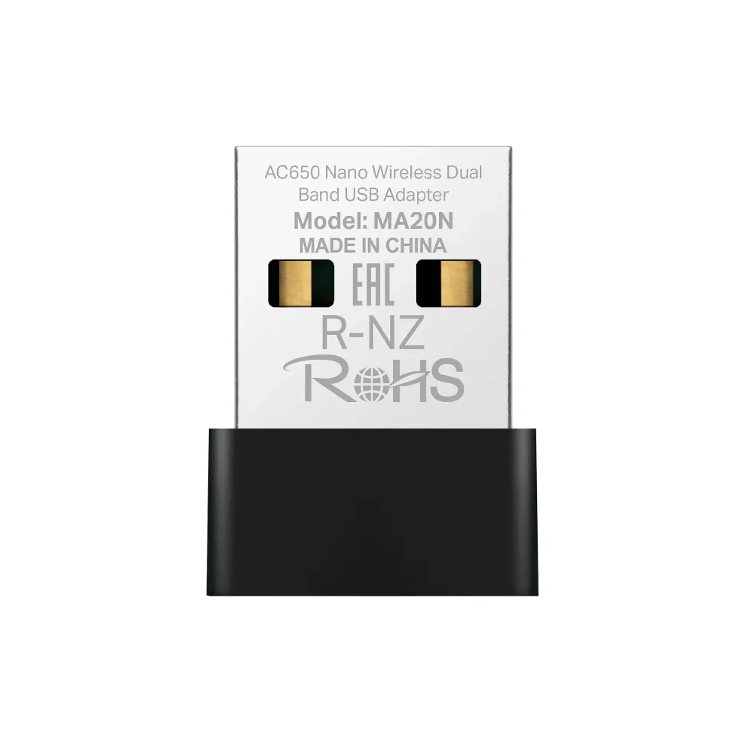 Adaptador USB MERCUSYS WiFi 4 N300 single band (2.4GHz), hasta 300Mbps, diseño nano, USB 2.0, estándar 802.11n, instalación Plug & Play.