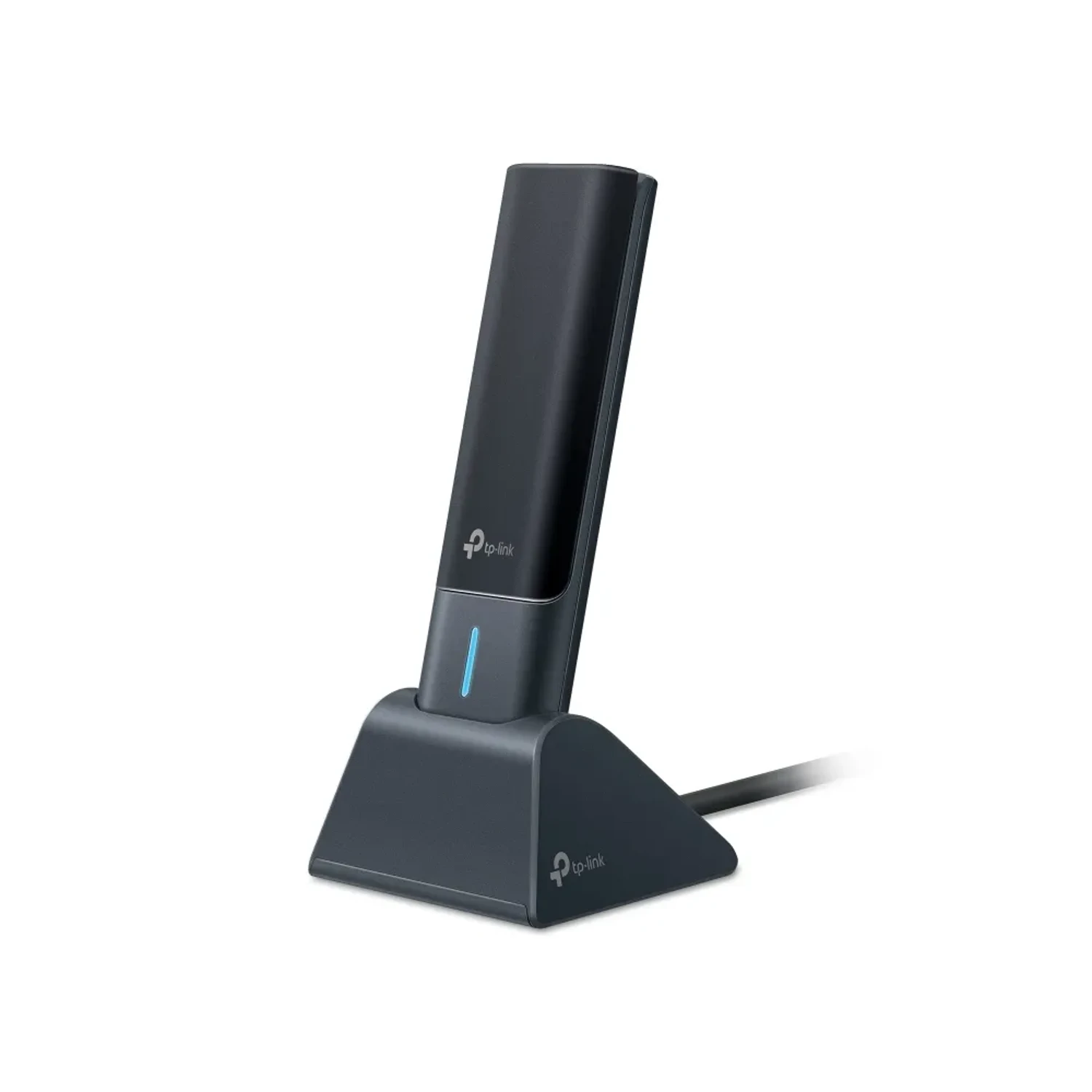 Adaptador USB TP-LINK WiFi 6E AXE5400 tribanda (6GHz/5GHz/2.4GHz), hasta 5400Mbps, 2 antenas externas alta ganancia, interfaz USB 3.0, MU-MIMO, OFDMA, WPA3.