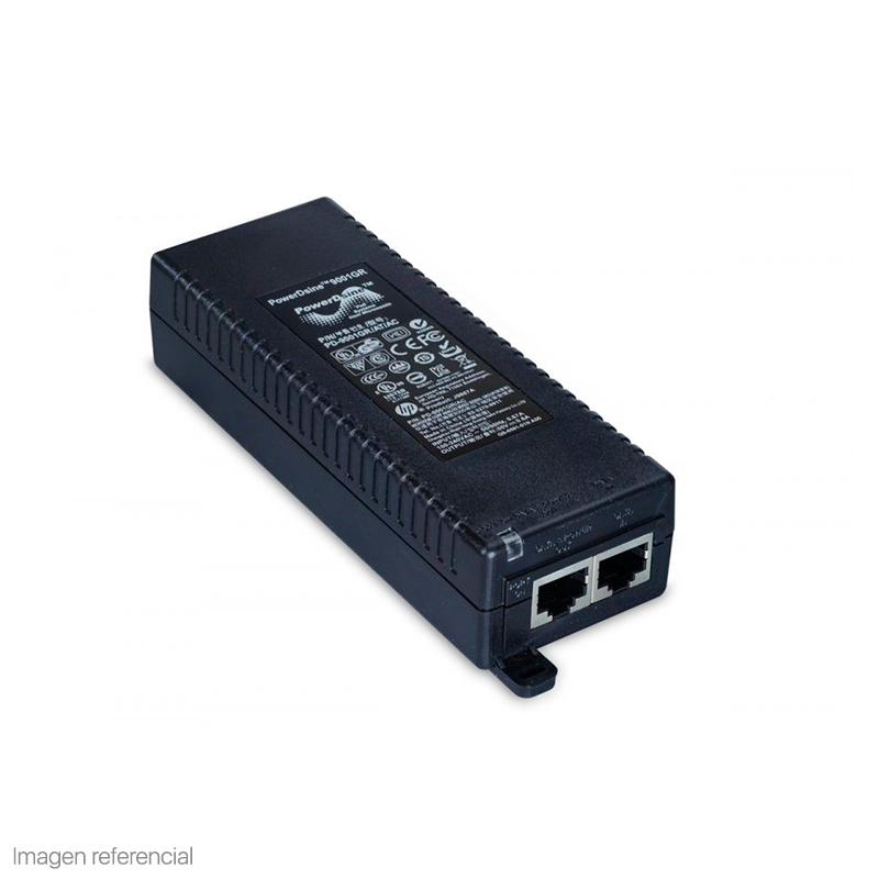Inyector PoE HPE Aruba AP-POE-ATSR · 1 puerto · 802.3at · 30 W