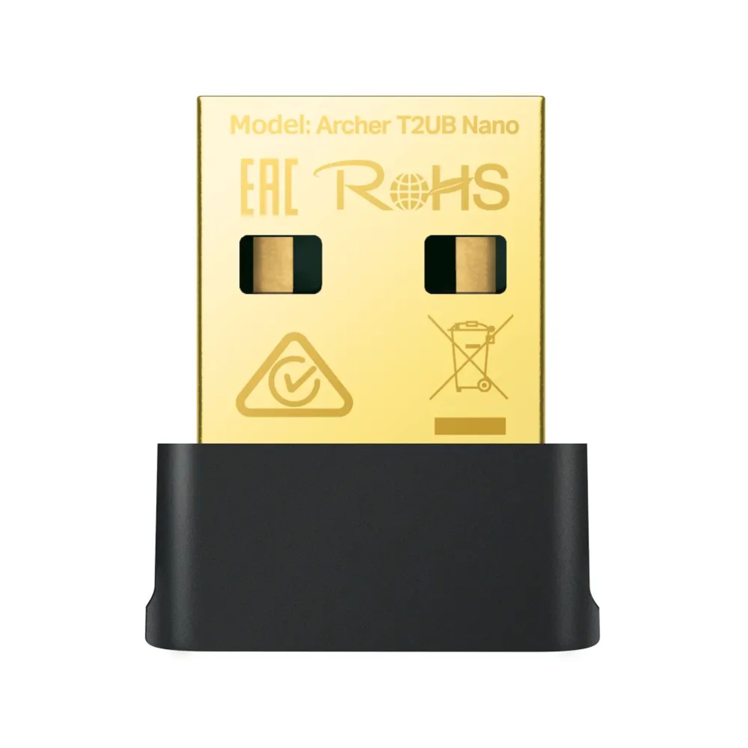 ARCHER T2UB NANO Adaptador USB TP-LINK WiFi 5 AC600 dual band (5GHz/2.4GHz) + Bluetooth 4.2 , hasta 600Mbps, antena interna, interfaz USB 2.0, WPA3.