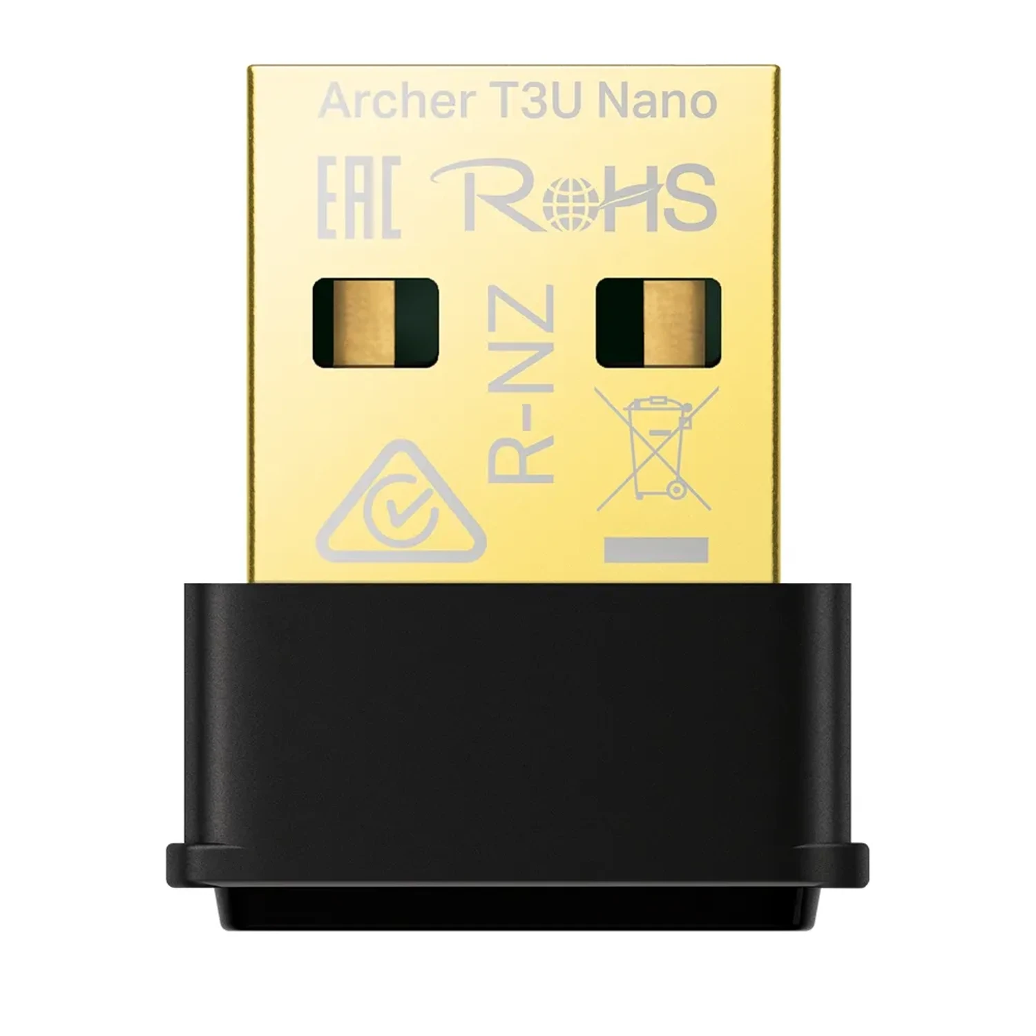 ARCHER T3U NANO Adaptador USB TP-LINK WiFi 5 AC1300 dual band (5GHz/2.4GHz), hasta 1300Mbps, antena interna, interfaz USB 2.0, MU-MIMO, WPA3.