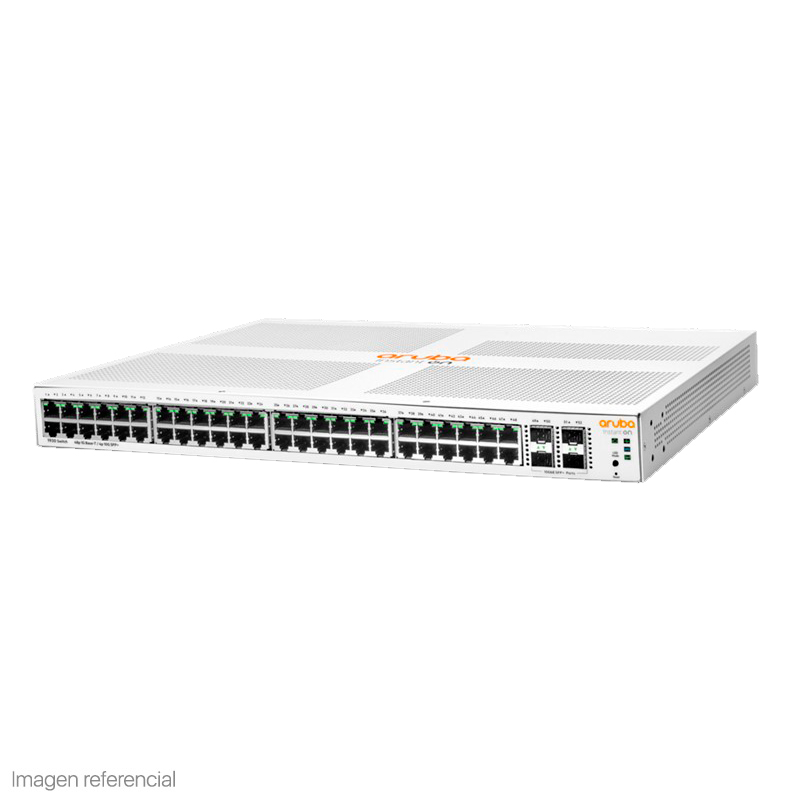Switch HPE Aruba Instant On 1930 · 48 puertos Gigabit · 4 SFP/SFP+