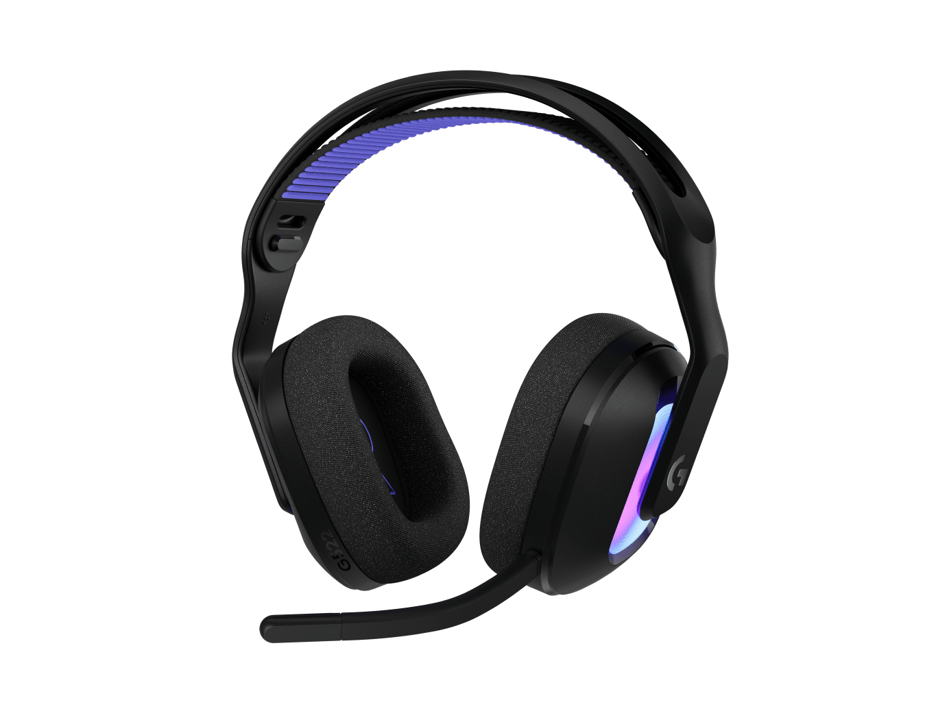 Audífonos con micrófono Logitech G522 90h Lightspeed/Bluetooth/cable USB-C Lightsync RGB · Negro