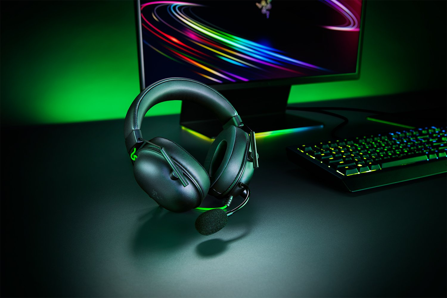 Audífonos con micrófono Razer Blackshark V2 X multiplataforma 50mm 7.1 · Negro