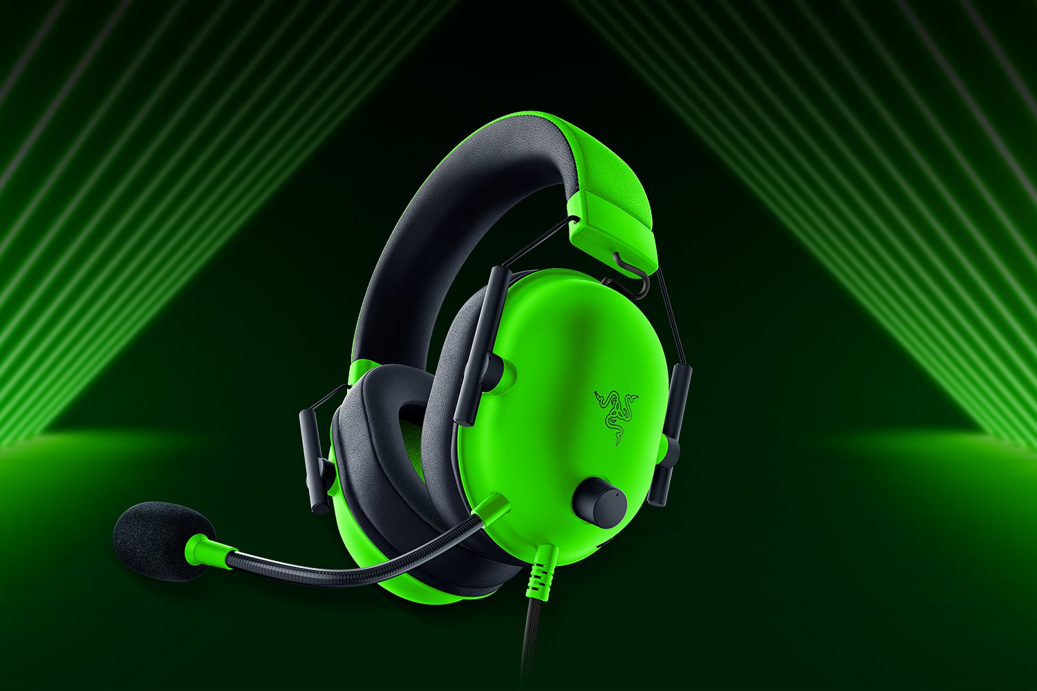 Audífonos con micrófono Razer Blackshark V2 X multiplataforma 50mm 7.1 · Verde
