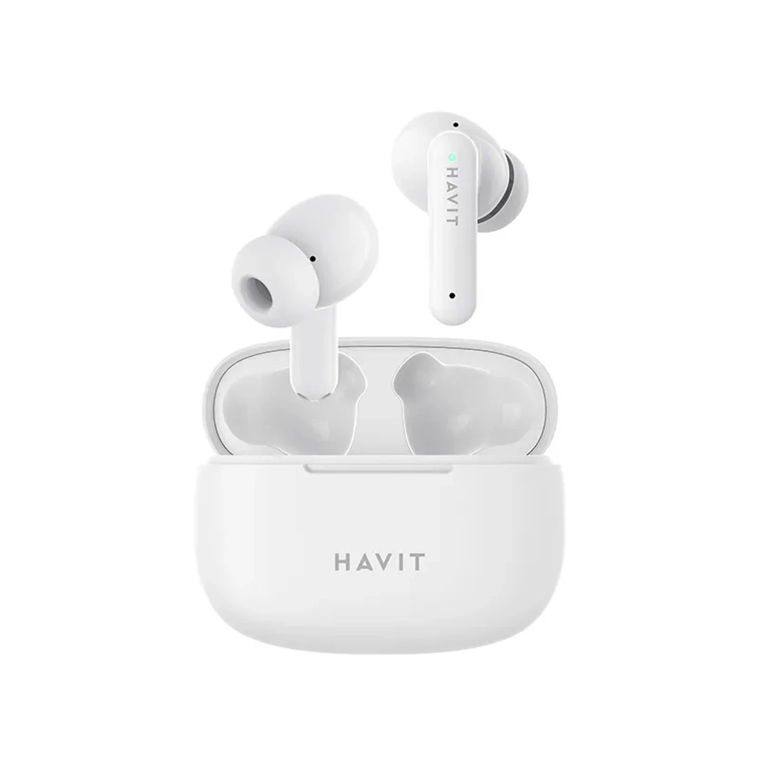 AUDIFONOS INALAMBRICOS TWS EARBUDS BLANCOS - BT V5.1 - STEREO - PN INTERNAL TW967