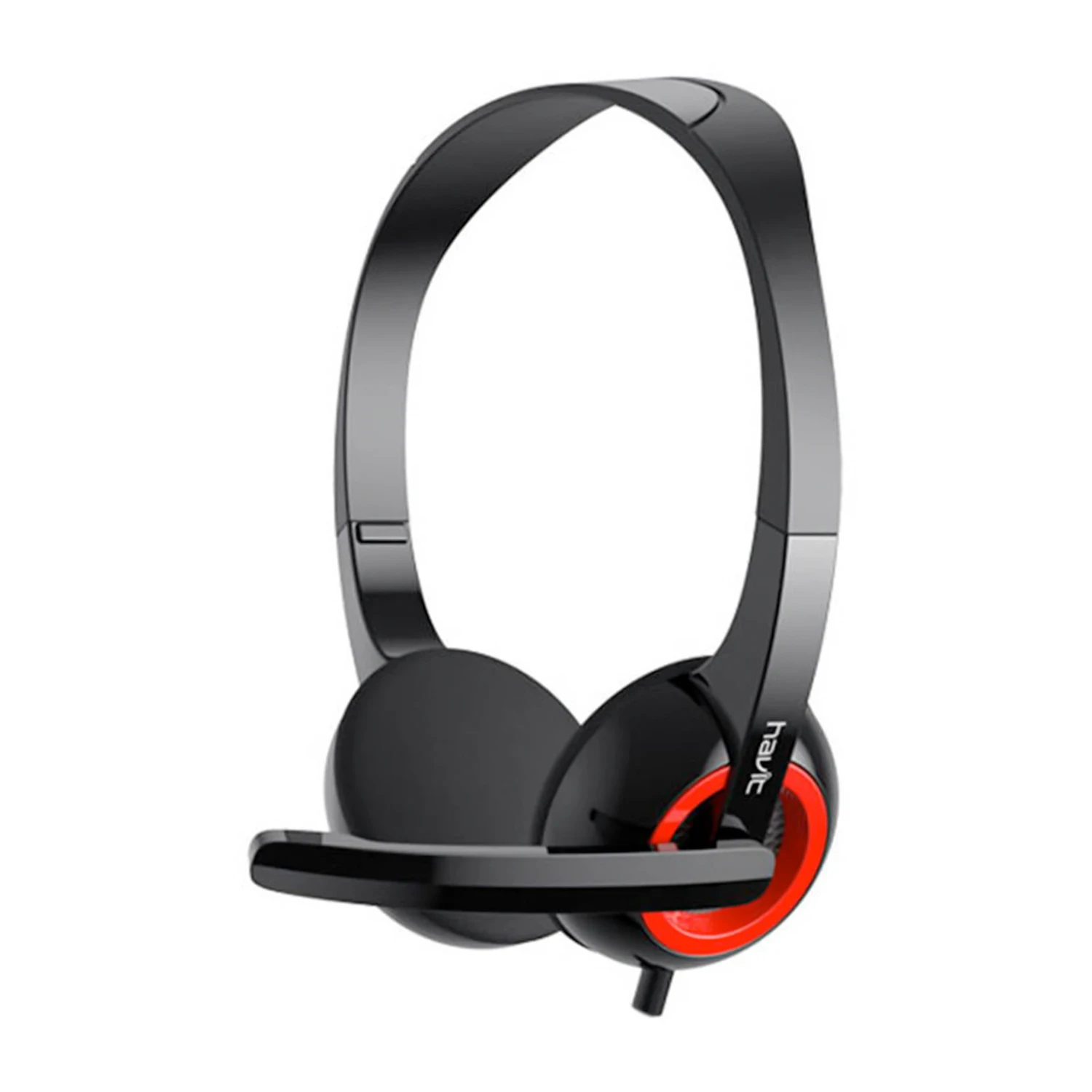 AUDIFONOS ROJO/NEGRO - PARA PC - 3.5 MM - PN INTERNAL H202D-