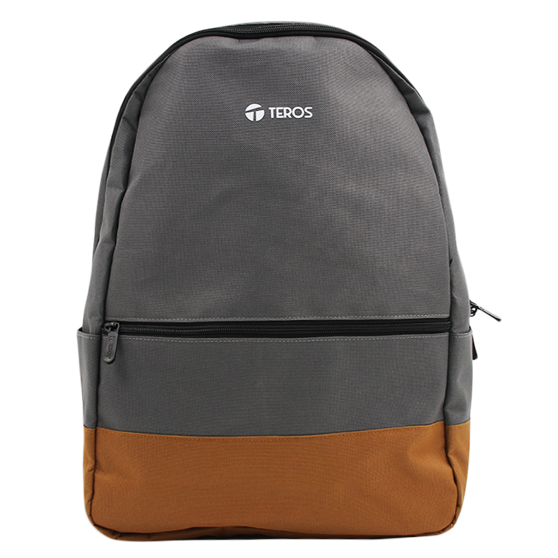 Mochila Teros Nova TE-ACS9020 · 15.6" · Gris/Marrón