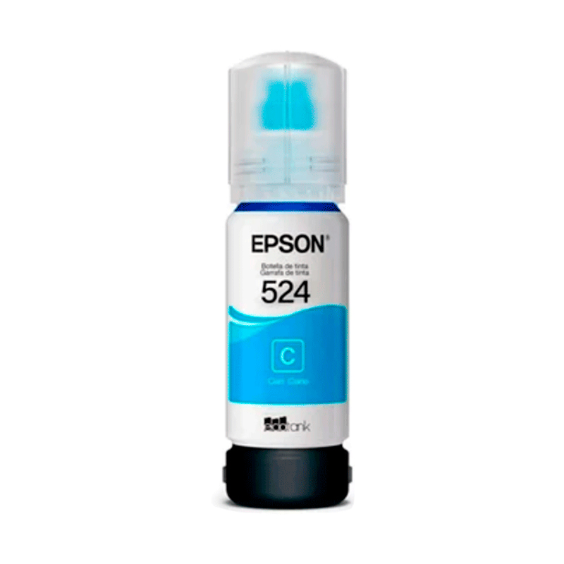 Botella de tinta Epson T524220 · Cian