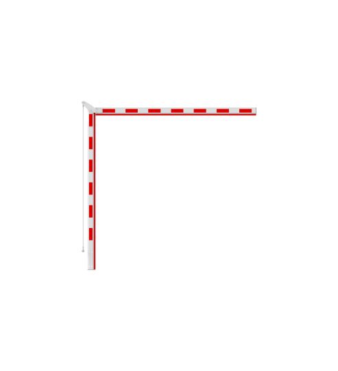 Brazo plegable para barrera vehicular Hikvision DS-TMG002-3D · 1.5 m + 1.5 m · TMG320