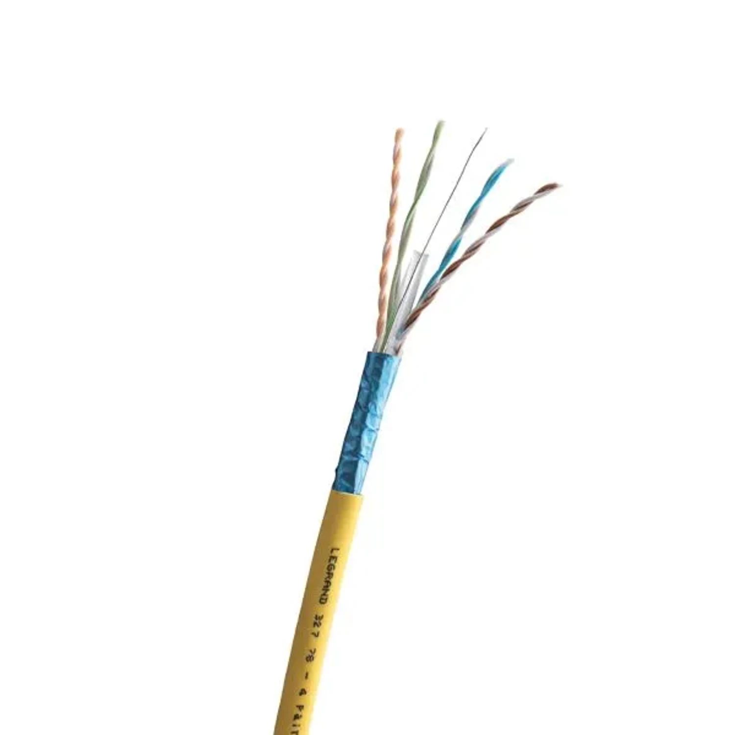 CABLE CAT6A F/UTP LSZH-1 ROLLO 500M AMARILLO 23AWG