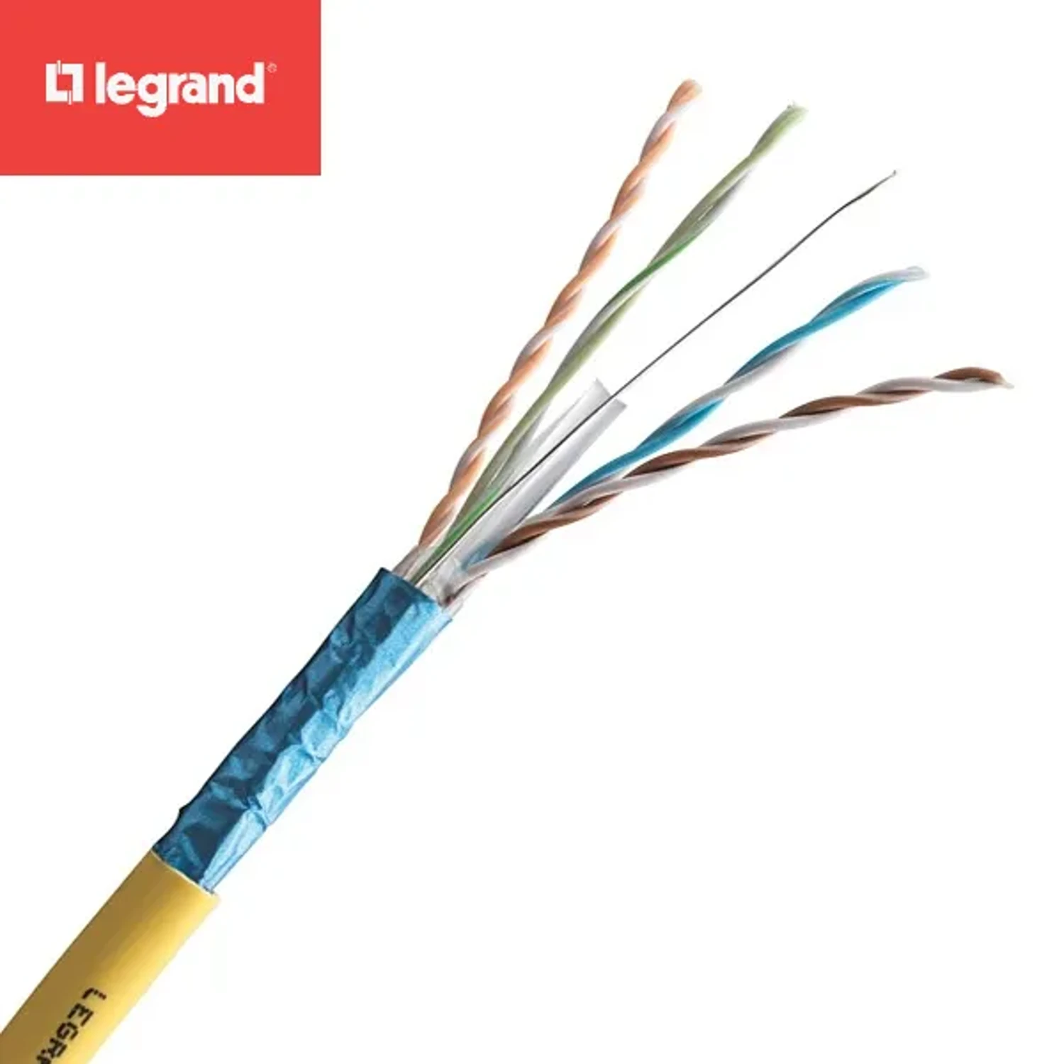 CABLE CAT6A F/UTP LSZH-3 ROLLO 500M AMARILLO 23AWG