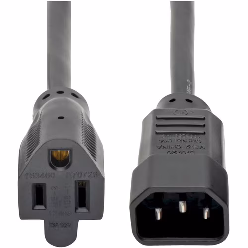 Cable de alimentación Tripp Lite P002-002 · C14 a NEMA 5-15R · 0.61 m