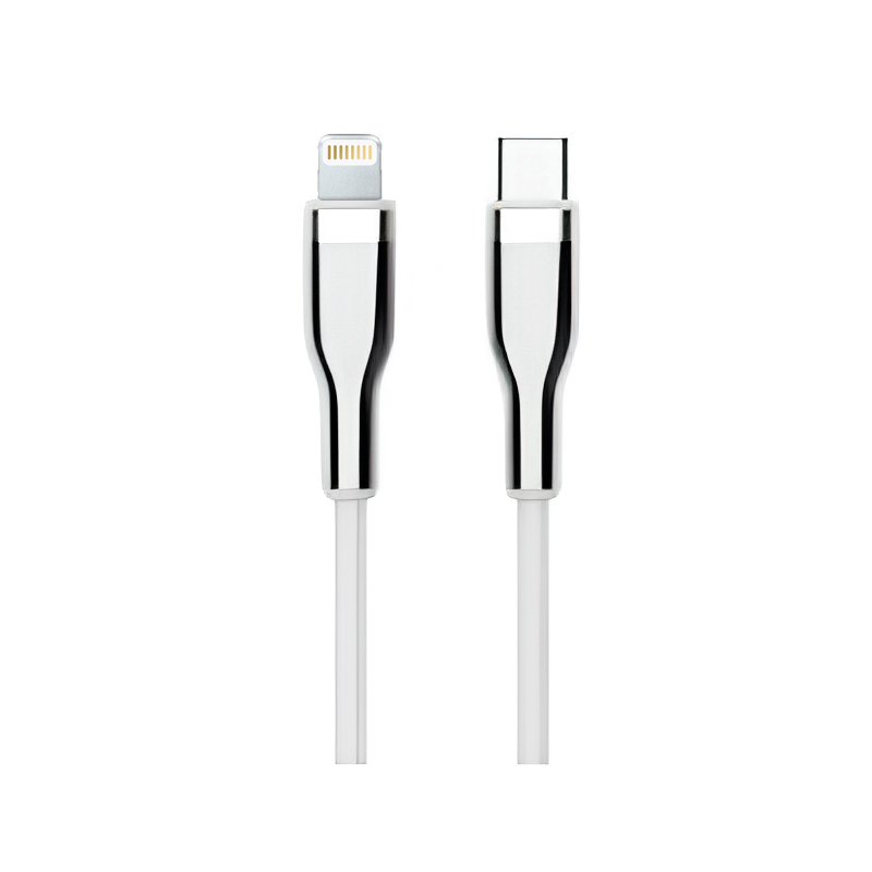 Cable Teros TE-70212W USB-C a Lightning · 20W · 3A · Blanco
