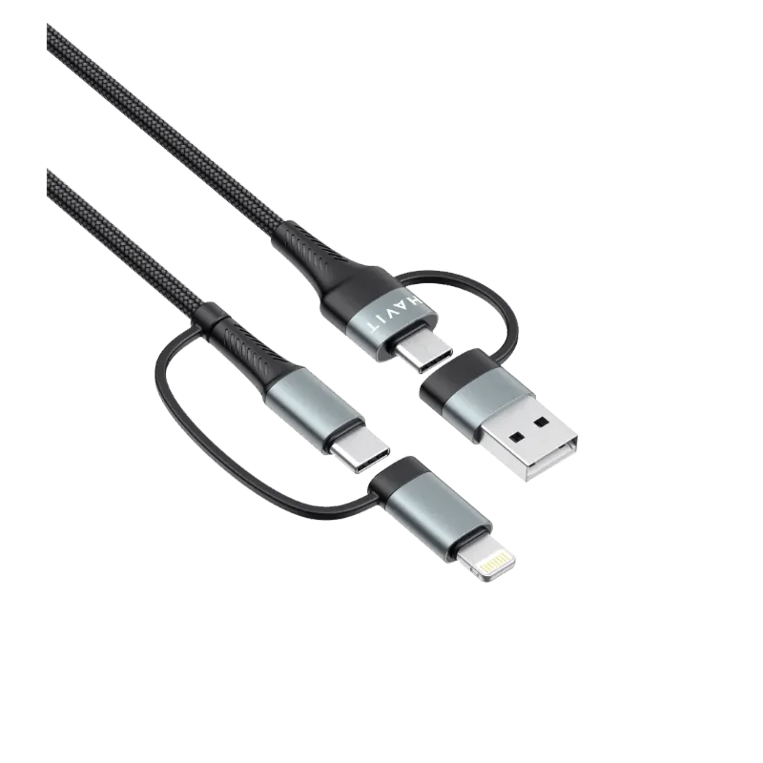 CABLE USB - 1 USB - 1 LIGHTNING - 1 TIPO C - 1 MTS - PN INTERNAL CB6244