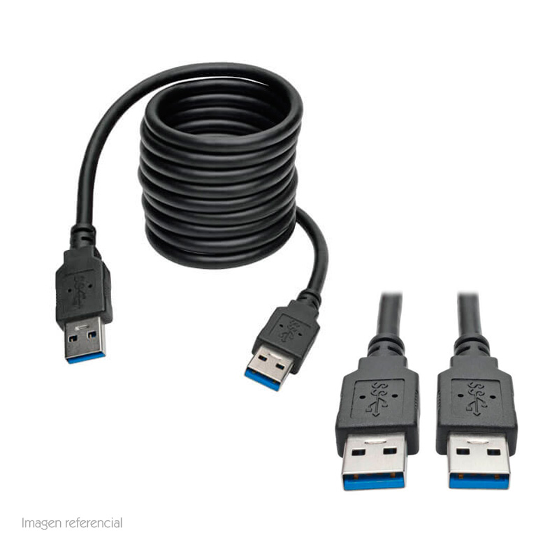 Cable USB 3.0 Tripp Lite U320-006-BK · USB-A a USB-A · 1.83 m · Negro
