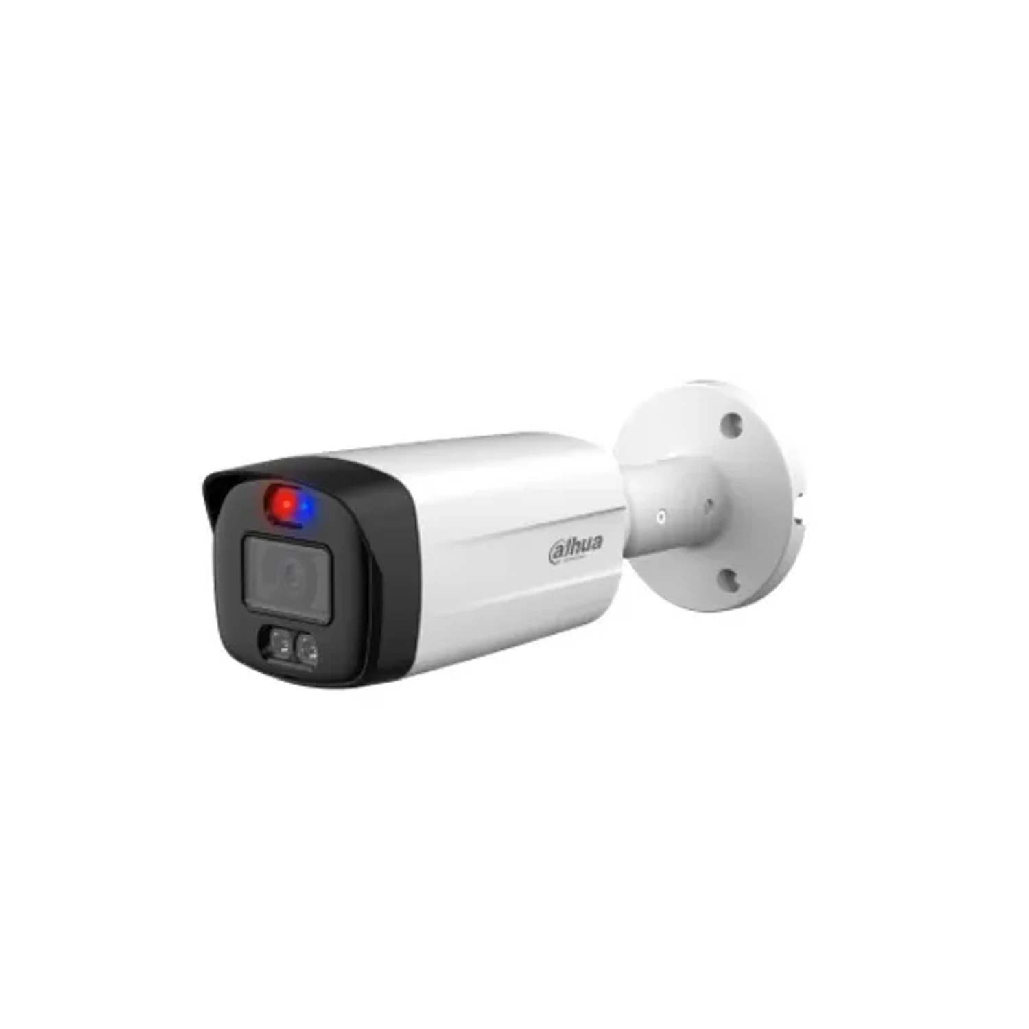 CAMARA DAHUA HDCVI 5MP TiOC SMART DUAL LIGHT BULLET 40M WDR 120DB DISUASION ACTIVA LUZ ROJA AZUL CON MICROFONO IP67