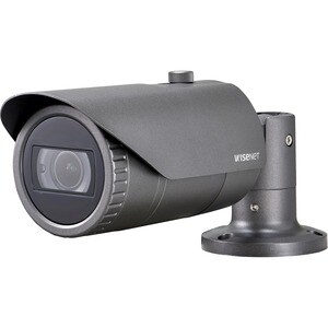 Cámara de red Wisenet QNO-8080R 5Megapíxel HD · Bala · Gris Oscuro · 30m