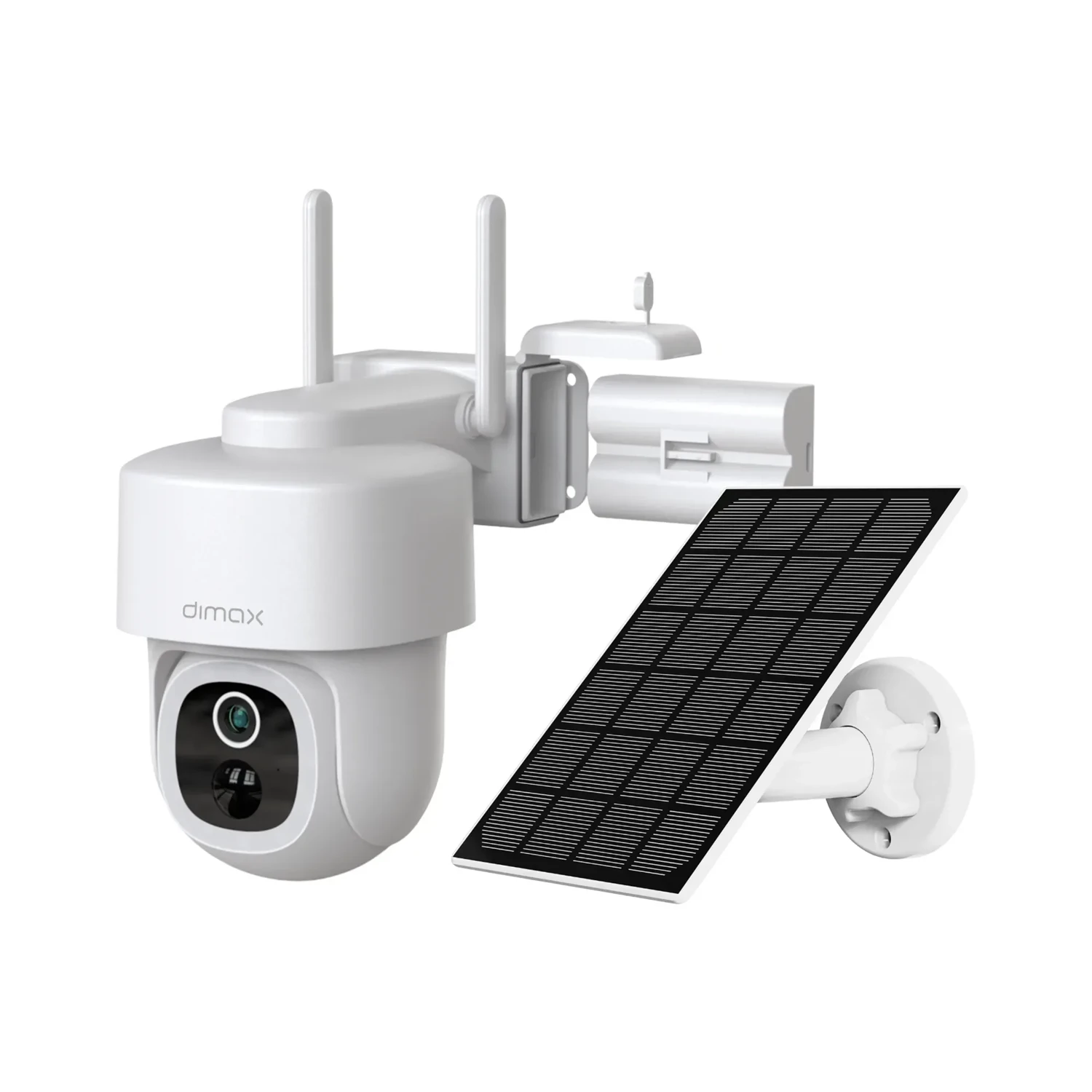 CAMARA EXTERIOR + PANEL SOLAR - 4MP - 4MM - WIFI 2.4 GHZ.- VISION NOCTURNA 15m - H.265/H.264 - MICROSD 256GB - PN INTERNAL G119