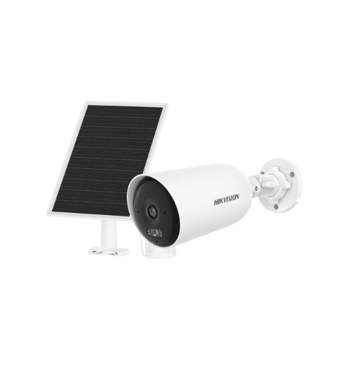 Cámara fija 4G Hikvision DS-2CFS04/4G · 4 MP · IR 30 m · panel solar 8 W · 9000 mAh