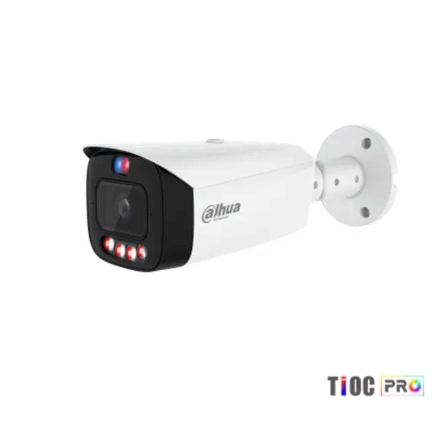 CAMARA IP BULLET 4MP TIOC PRO WIZCOLOR, IR 50M + LUZ CALIDA 50M