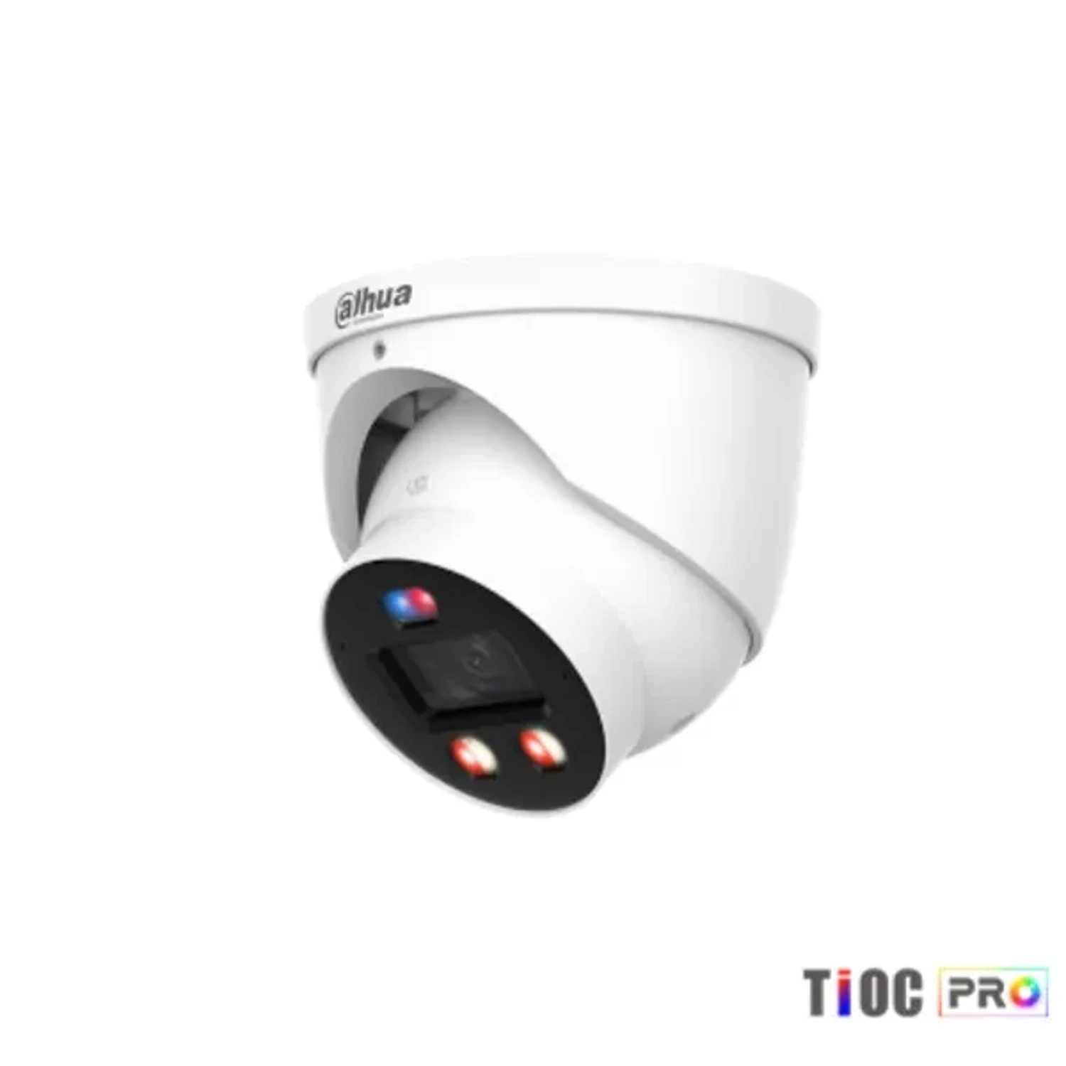 CAMARA IP EYEBALL 8MP TIOC PRO WIZCOLOR, IR 30M + LUZ CALIDA 30M