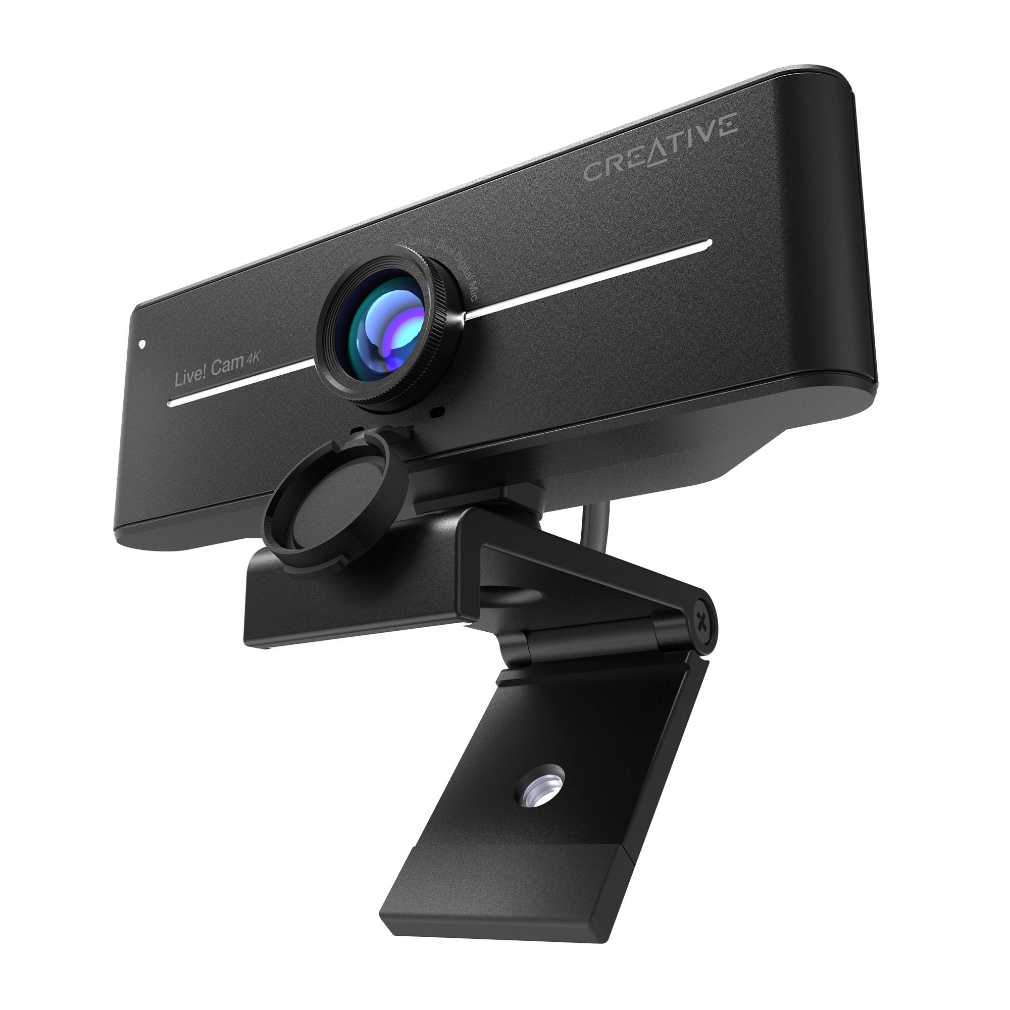 Cámara web Creative Live! CAM Sync 4K UHD 2160P dual MIC USB C/Tapa · Negro