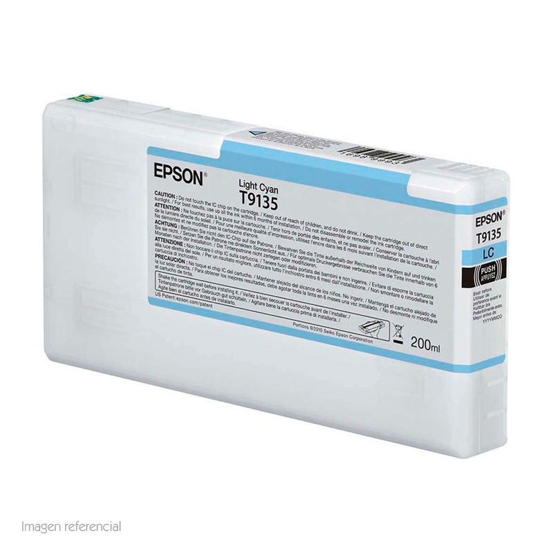 Cartucho de tinta Epson T913500 · Cian claro · Para SureColor P5000