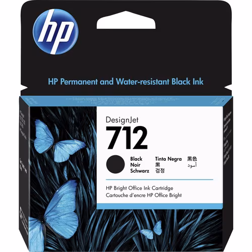 Cartucho de tinta HP 712 Alto Rendimiento Inyección de tinta · Negro · Original · 1 Paquete