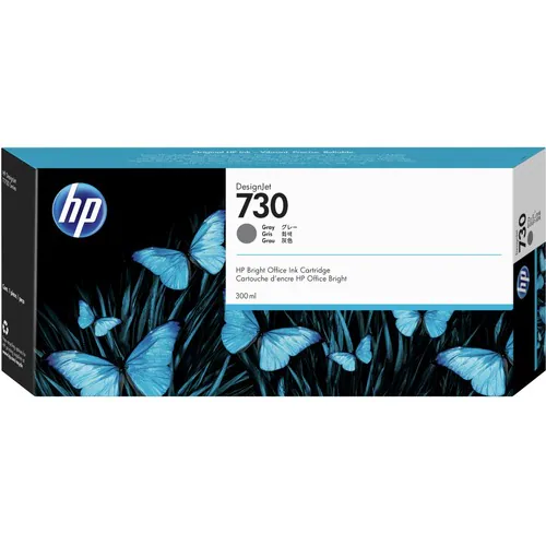 Cartucho de tinta HP 730 Alto Rendimiento Inyección de tinta · Gris · Original