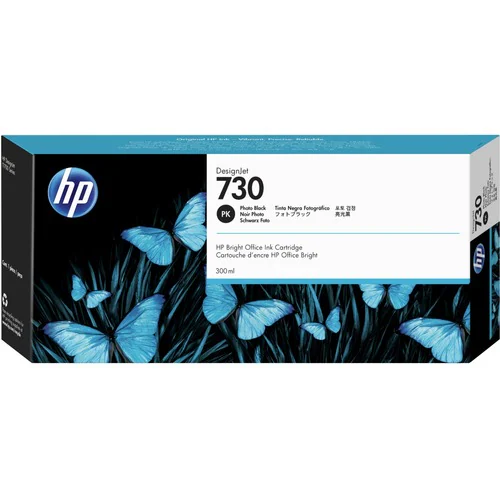Cartucho de tinta HP 730 Alto Rendimiento Inyección de tinta · Negro foto · Original