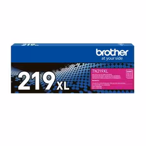 Cartucho de tóner Brother TN219XLM Alto Rendimiento Láser · Magenta · Original