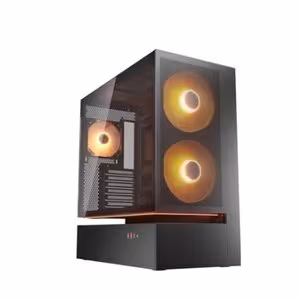 Case FV235 Mesh Black / Mid tower / CFV Airflow / High-airflow Mesh Front / Tool-less side panel / ARGB hub