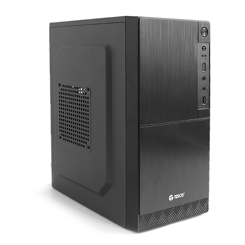 Case Teros TE-1028S con fuente 250W · Mini Tower · negro