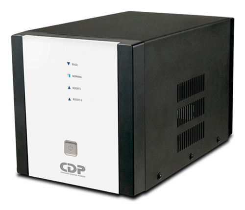 Regulador de voltaje CDP R-AVR2408i · 2400VA/1200W · 8 tomas · 220V