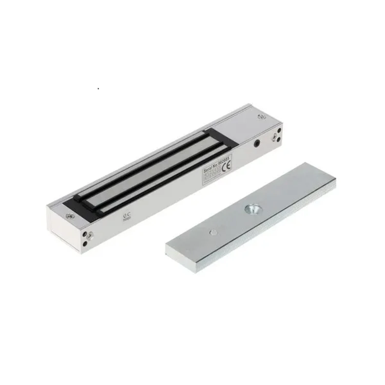 CERRADURA ELECTROMAGNETICA PARA PUERTAS DE MADERA, BLINDEX, ALUMINIO, METAL FUERZA DE RETENCIÓN: 270 KG. ALIMENTACIÓN: DC12V / 24V DE ENTRADA. PESO: 1.97 KG. DIMENS: 253 X 25 X 48 MM