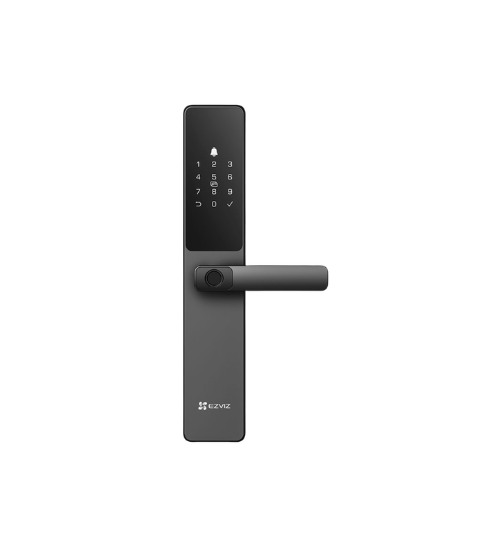 Cerradura inteligente EZVIZ CS-DL05-R201-WBCP-GR · huella y teclado · Wi-Fi y Bluetooth