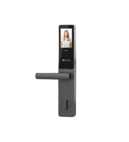 Cerradura inteligente EZVIZ CS-DL20FVS-R201-WBP-GR · facial, huella y teclado · Bluetooth