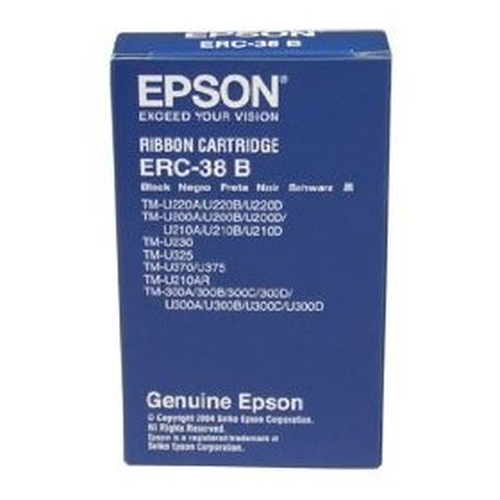 Cinta Epson ERC-38B · Negro · Para TM-U220