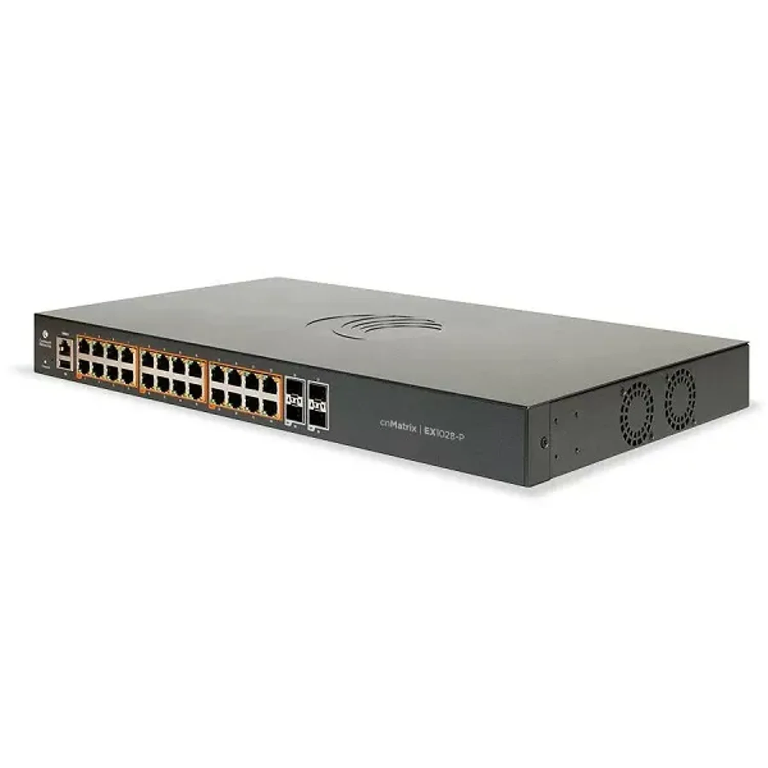 CNMATRIX EX2028-P, INTELLIGENT ETHERNET POE SWITCH, 24 1G AND 4 SFP+ FIBER PORTS - NO PWR CORD