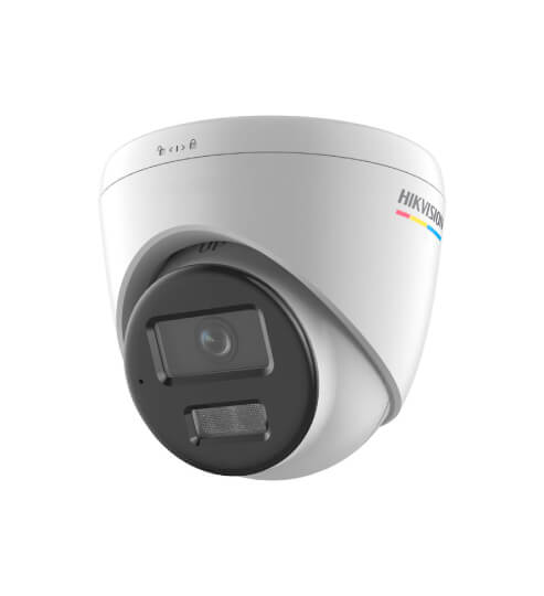 Cámara turret IP ColorVu Hikvision DS-2CD1327G2H-LIU · 2 MP · 2.8 mm · IP67 · audio
