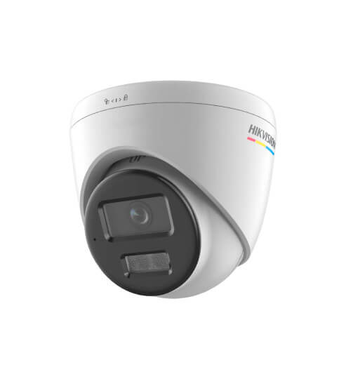 Cámara turret IP ColorVu Hikvision DS-2CD1347G2H-LIU · 4 MP · 2.8 mm · IP67 · audio