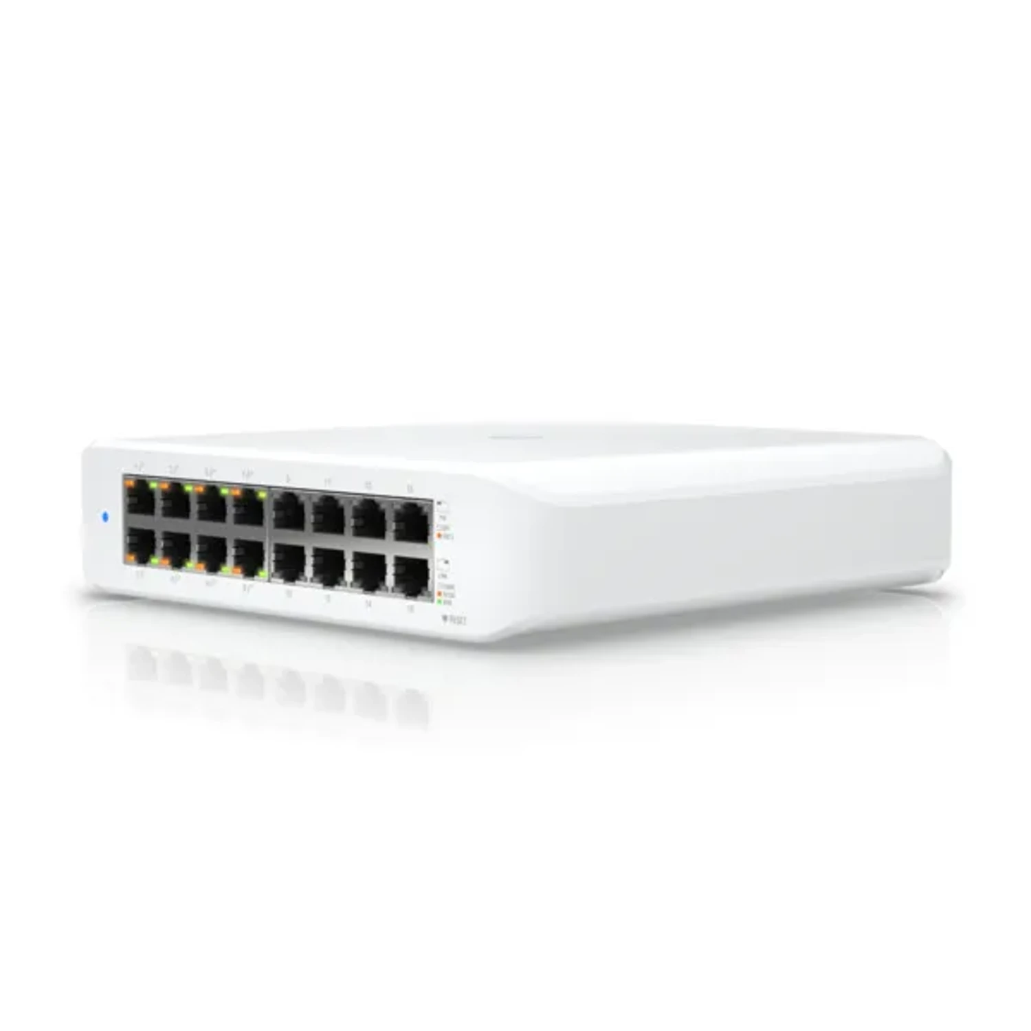 CONMUTADOR POE GESTIONADO DE 16 PUERTOS CON (8) PUERTOS POE + 802.3AT, (8) PUERTOS GIGABIT ETHERNET. POTENTE CONMUTACIÓN UNIFI DE SEGUNDA GENERACIÓN