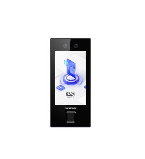 Control de acceso y asistencia Hikvision DS-K1T344EBFWX-E1 · huella y facial · 3.000 rostros